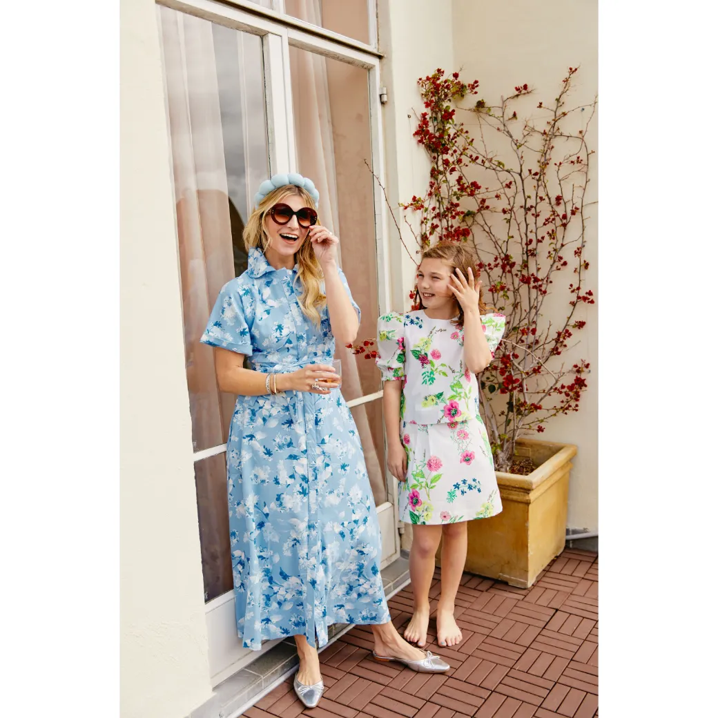 SAMPLE - The Donna Day Gown - Hydrangea