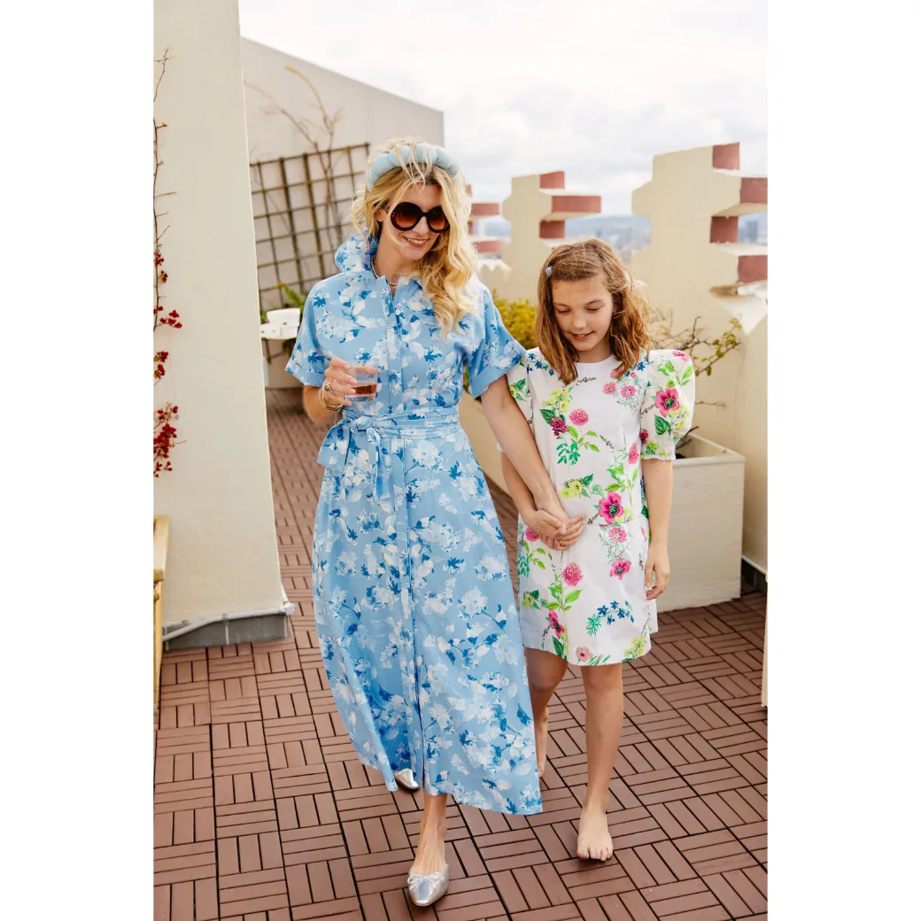 SAMPLE - The Donna Day Gown - Hydrangea