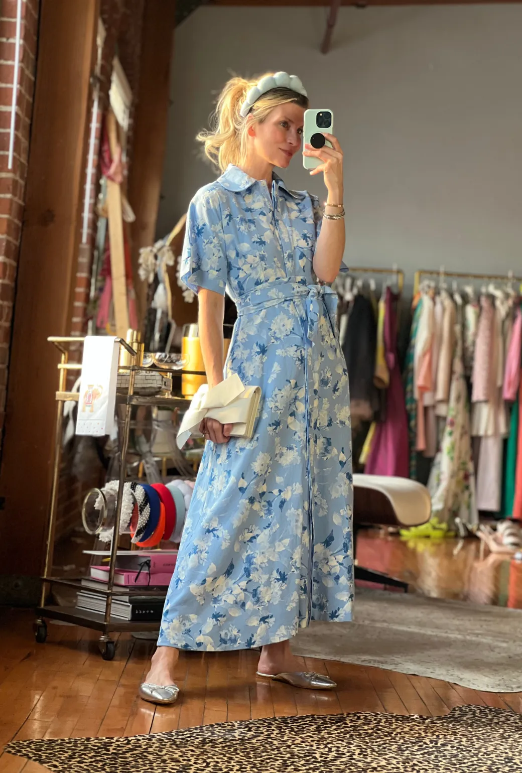 SAMPLE - The Donna Day Gown - Hydrangea
