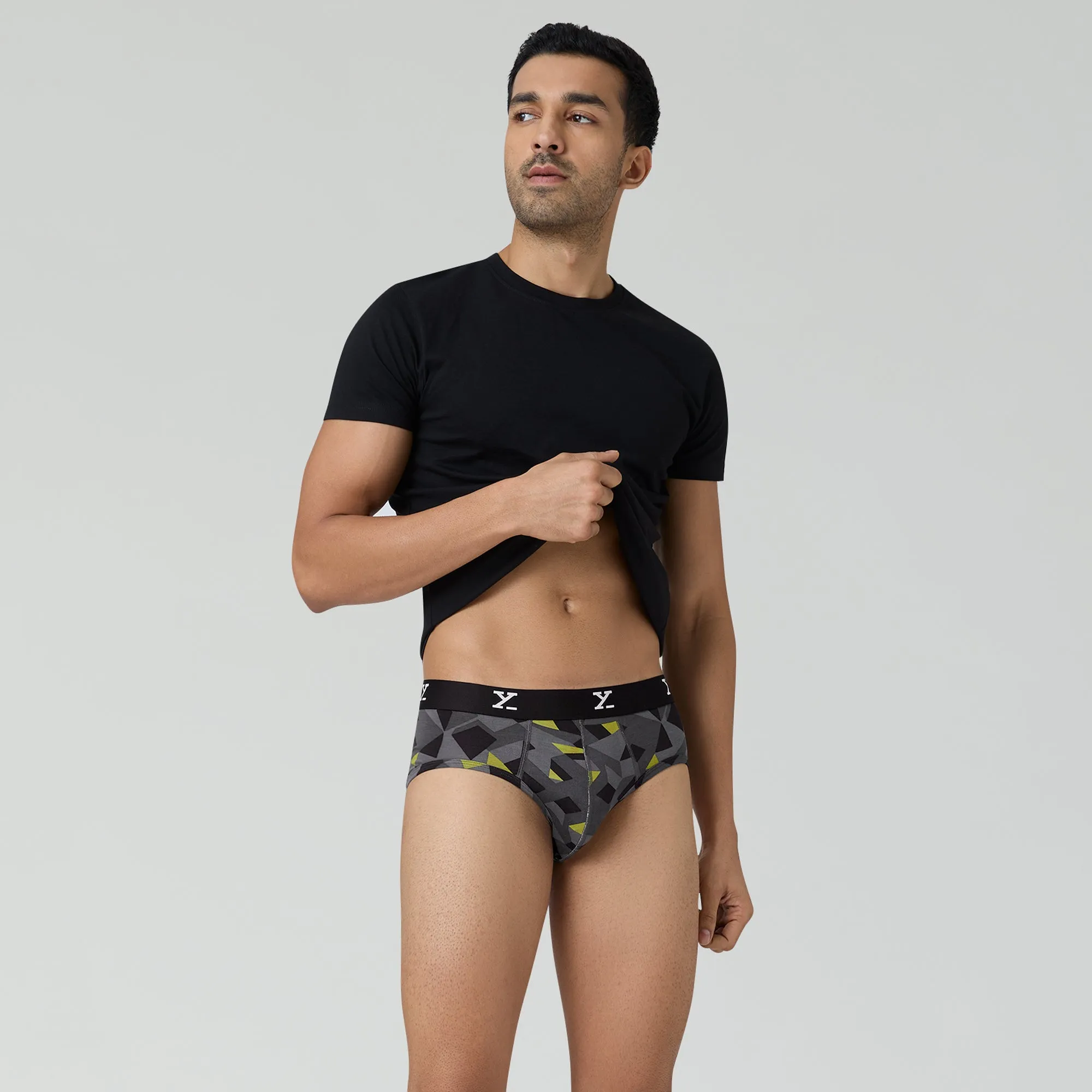 Shuffle Modal Briefs Prism Grey