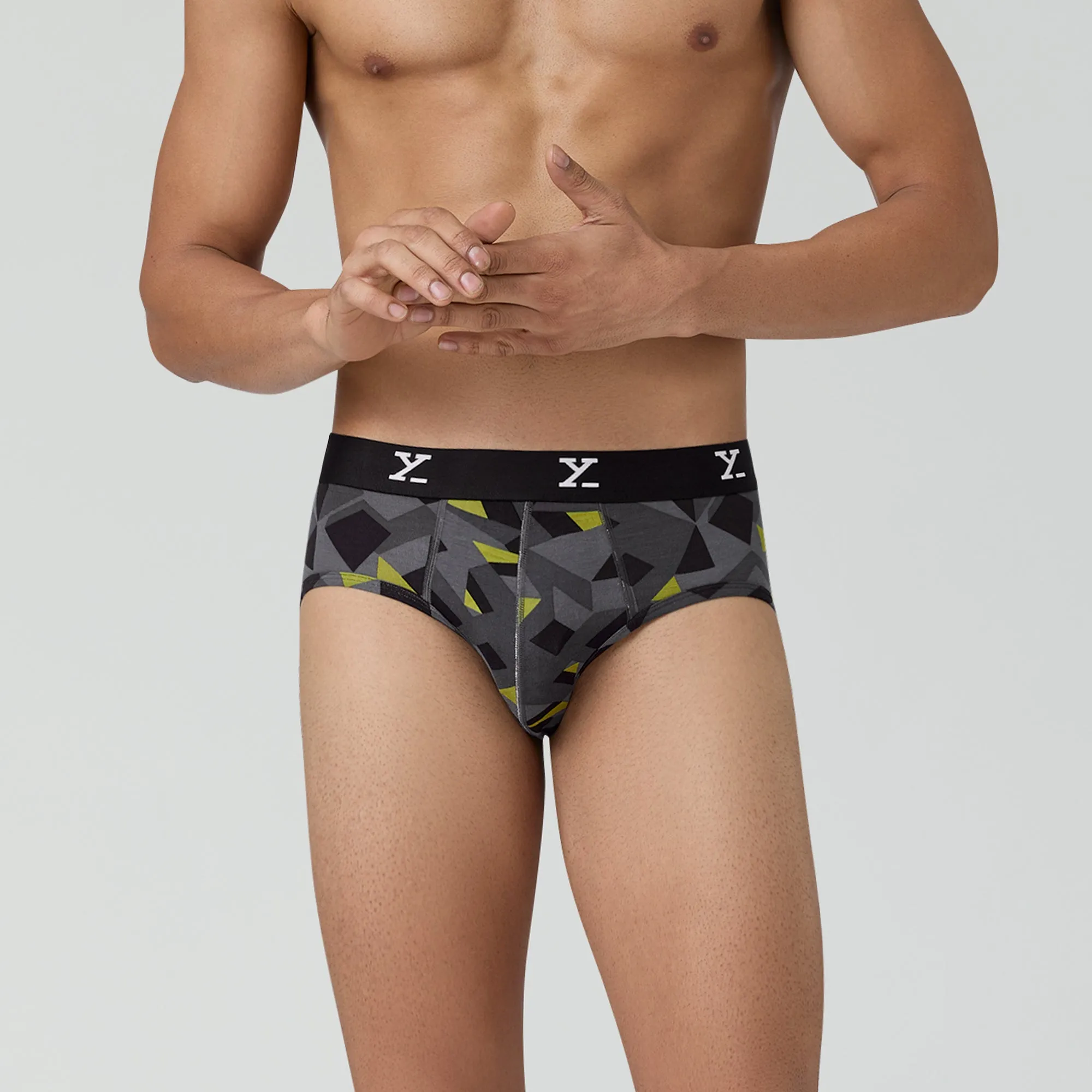 Shuffle Modal Briefs Prism Grey