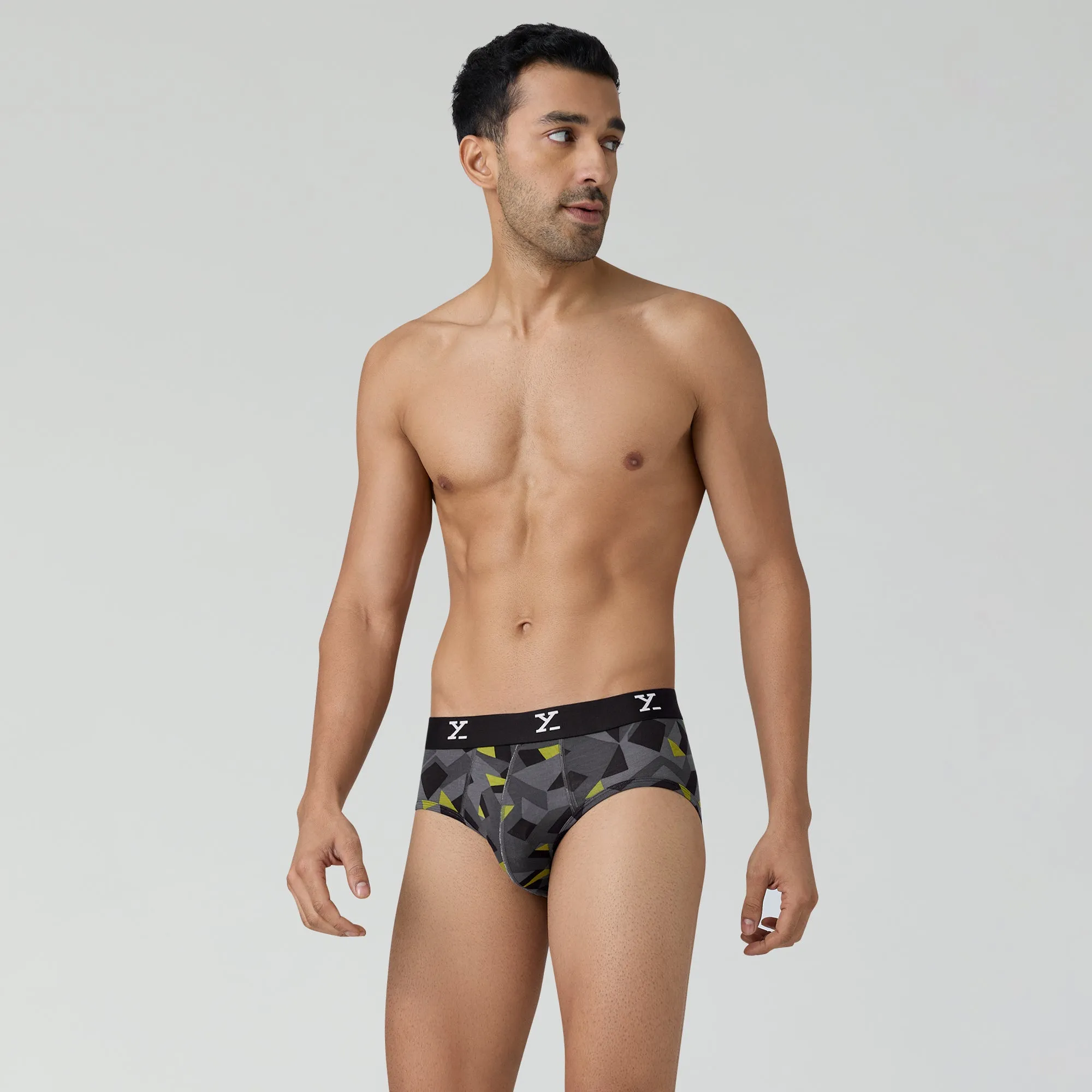 Shuffle Modal Briefs Prism Grey