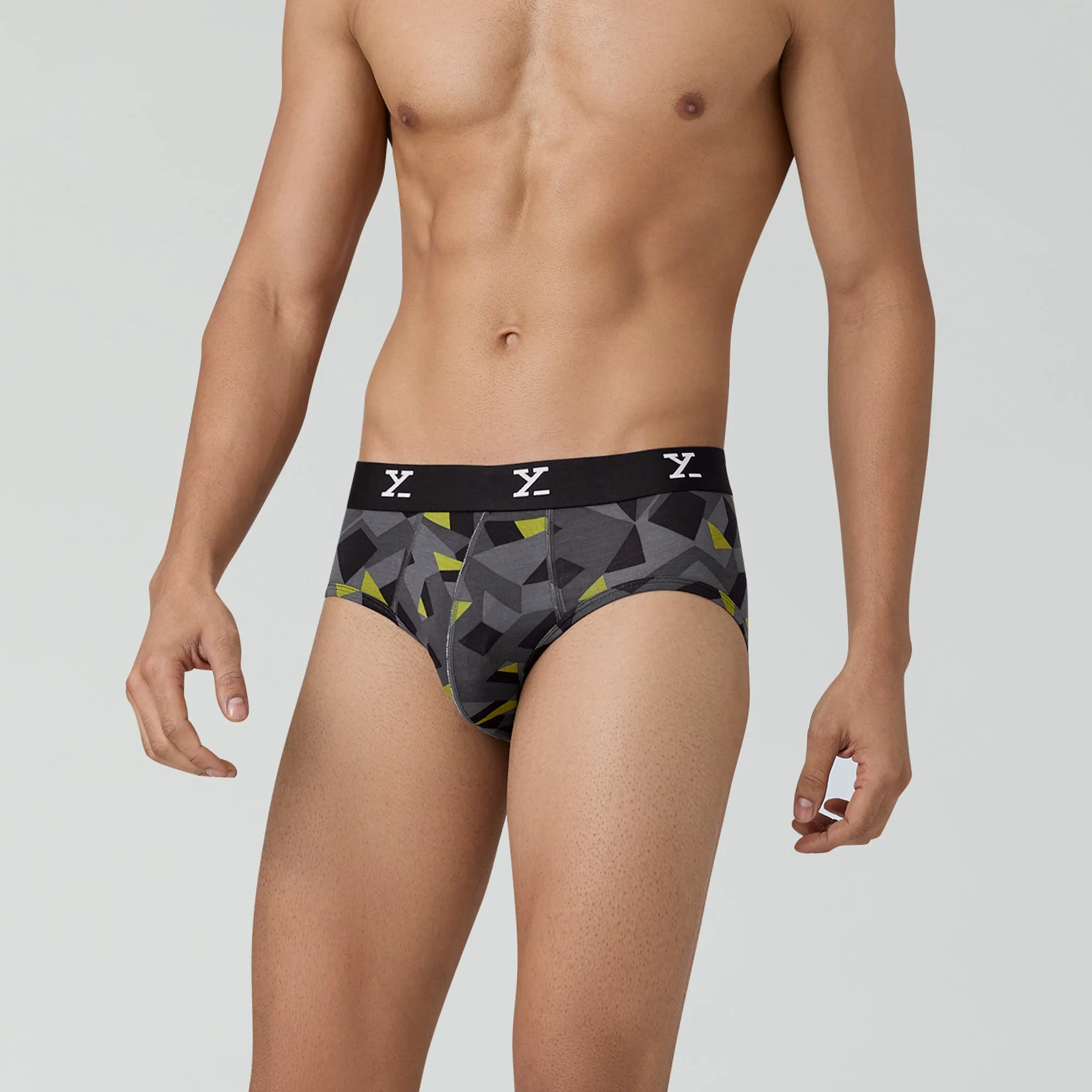 Shuffle Modal Briefs Prism Grey