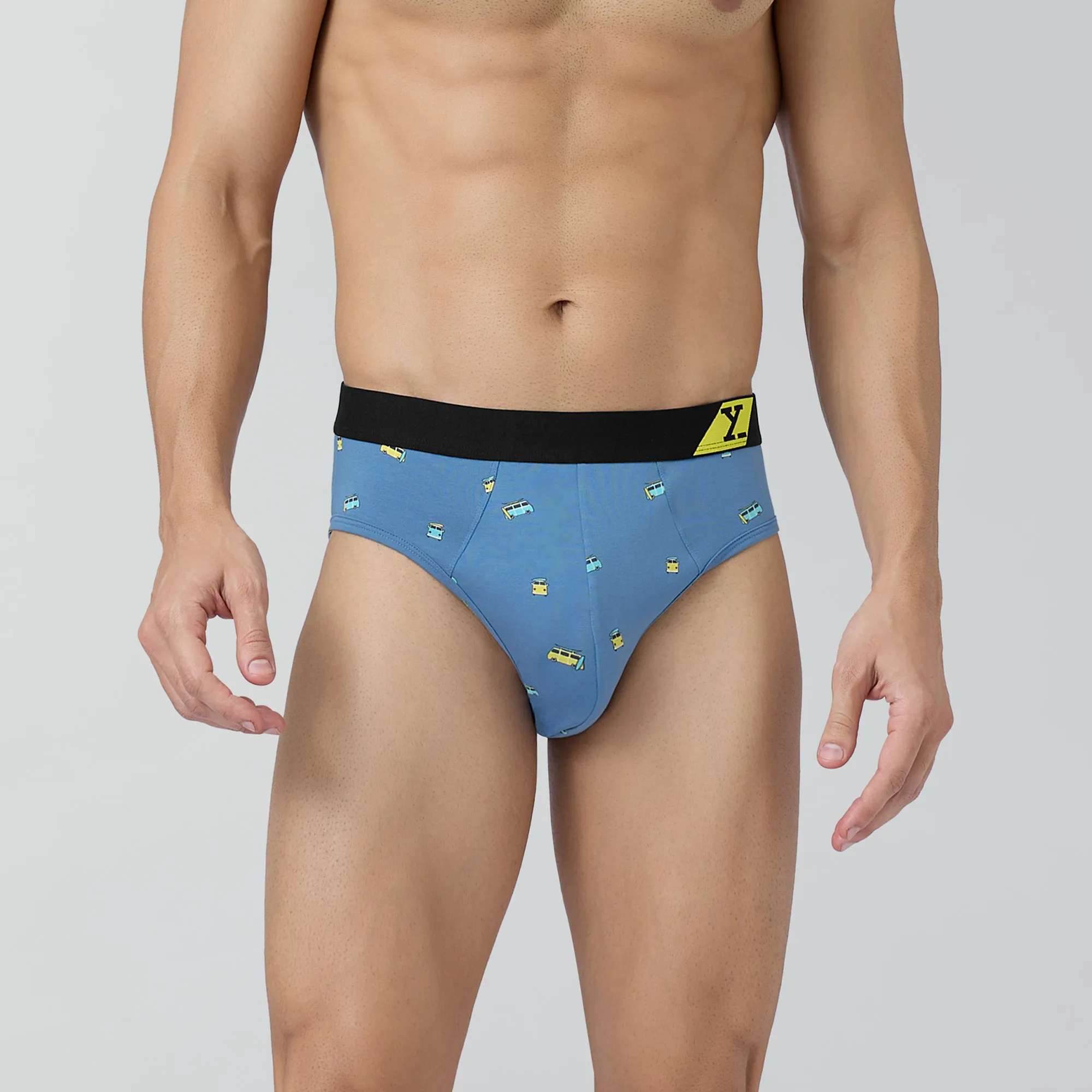 Splash Cotton Stretch Briefs Bus Blue