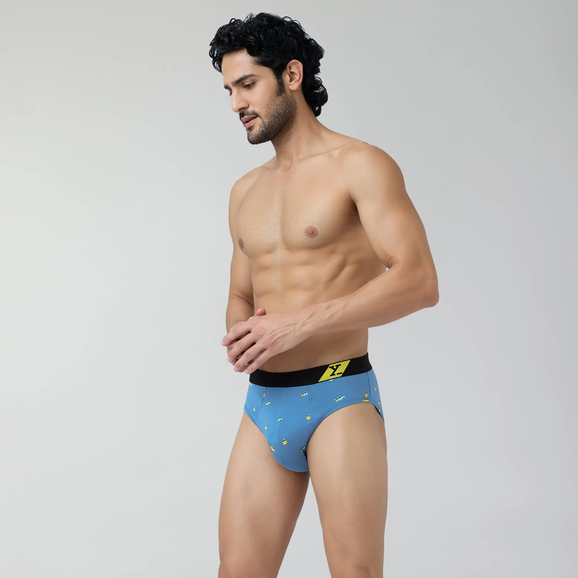 Splash Cotton Stretch Briefs Bus Blue