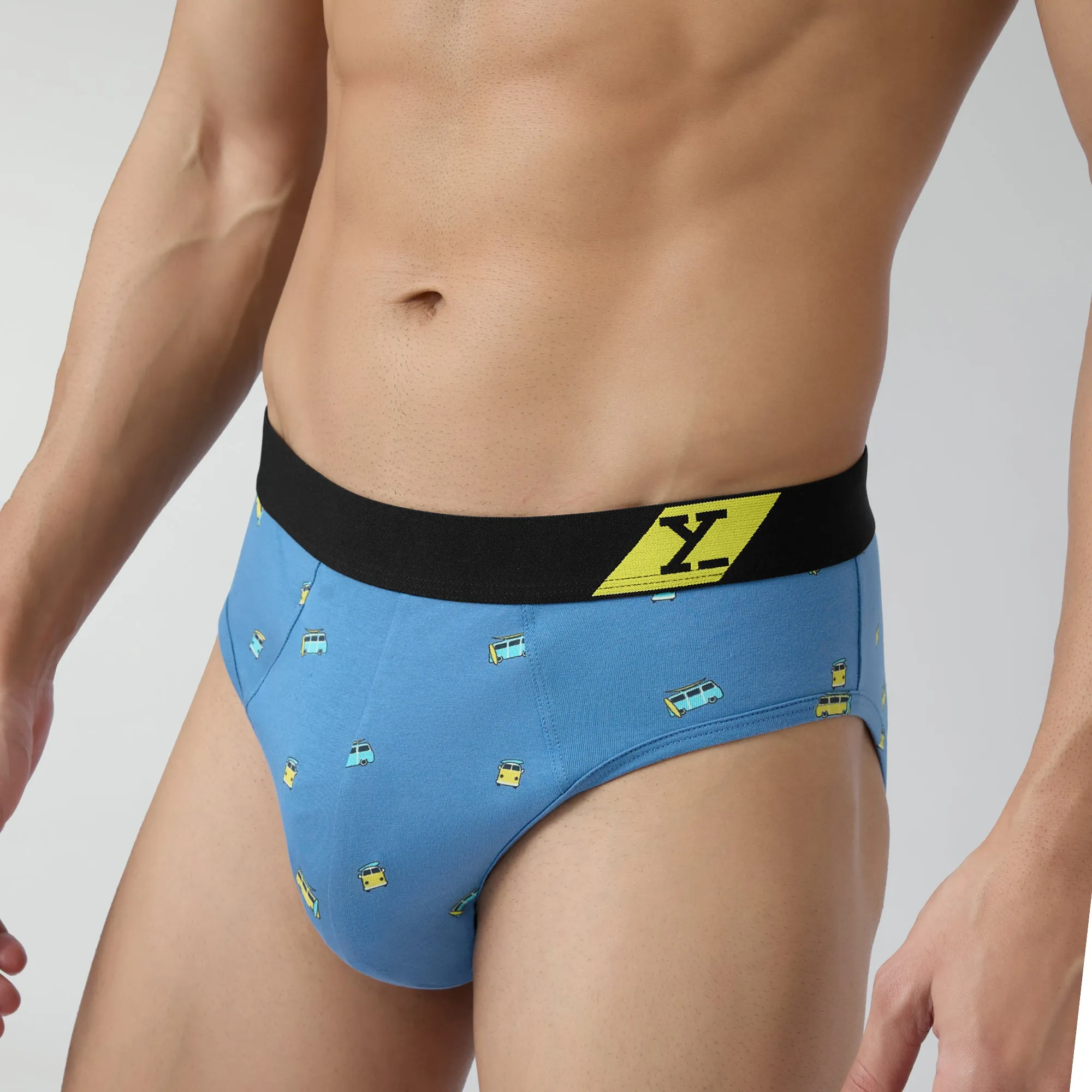 Splash Cotton Stretch Briefs Bus Blue