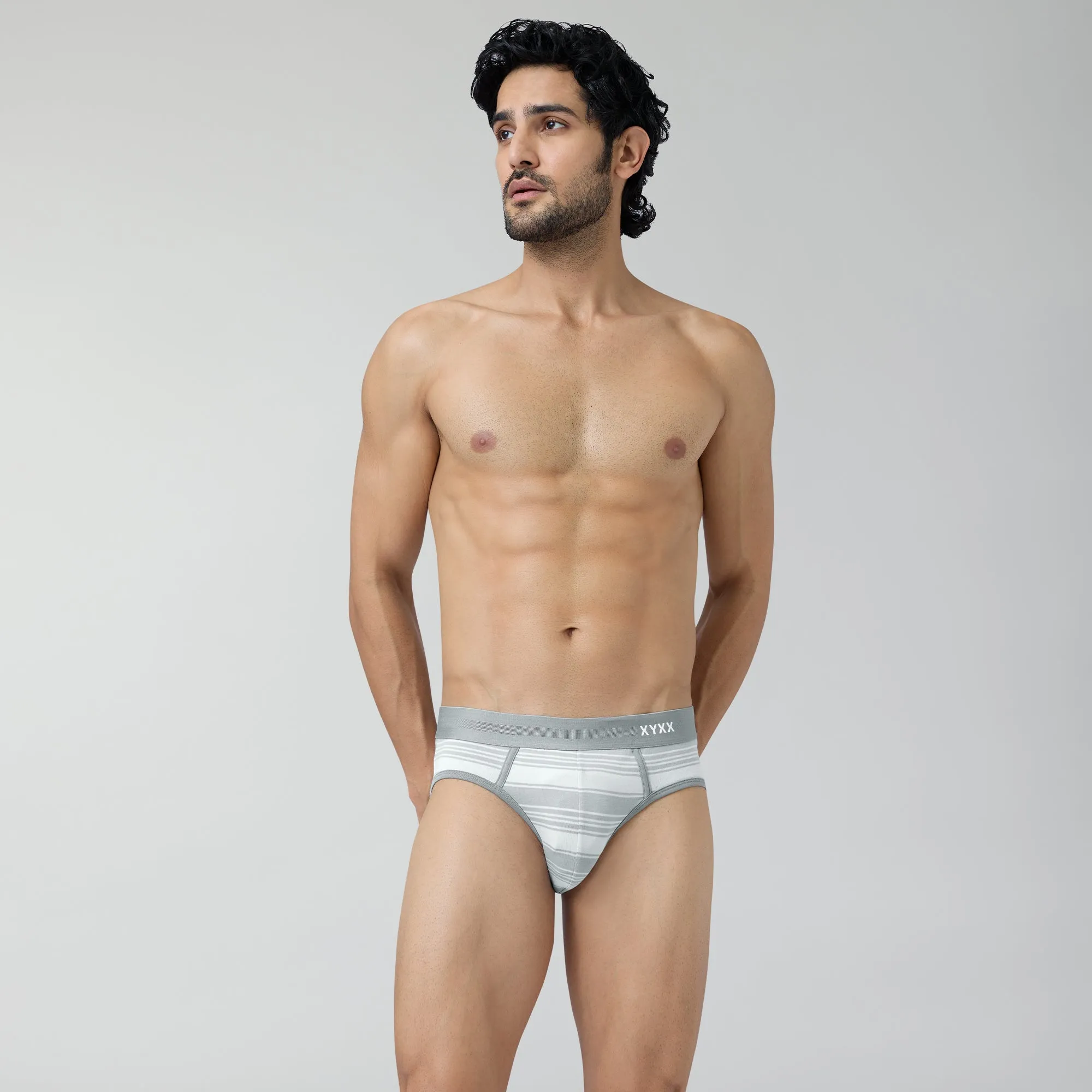 Streax Cotton Stretch Briefs Cloud Grey