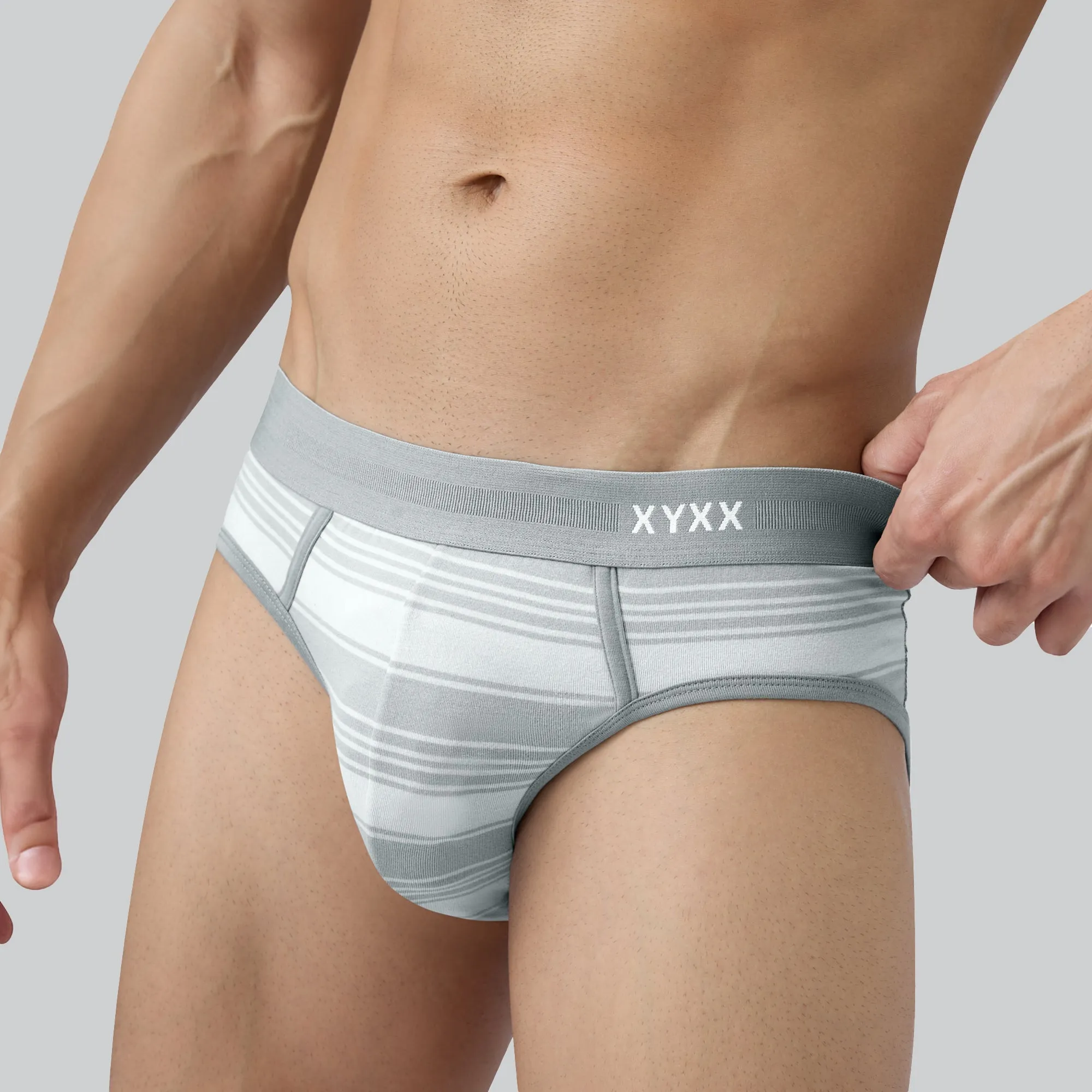 Streax Cotton Stretch Briefs Cloud Grey