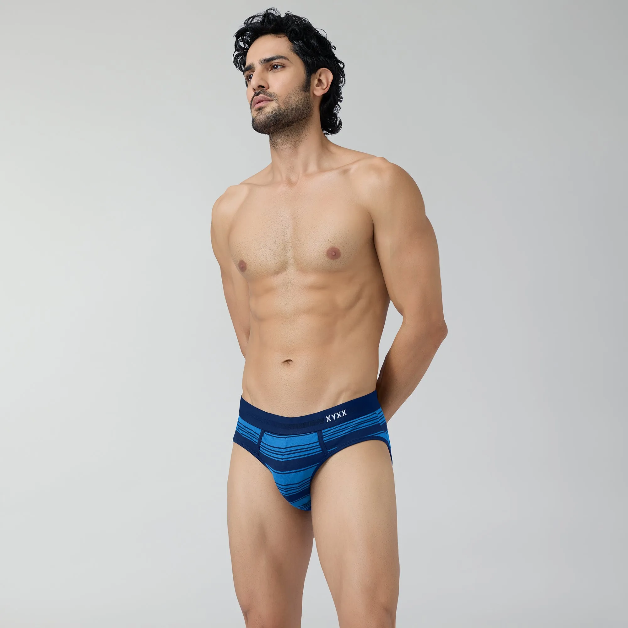 Streax Cotton Stretch Briefs Pacific Blue