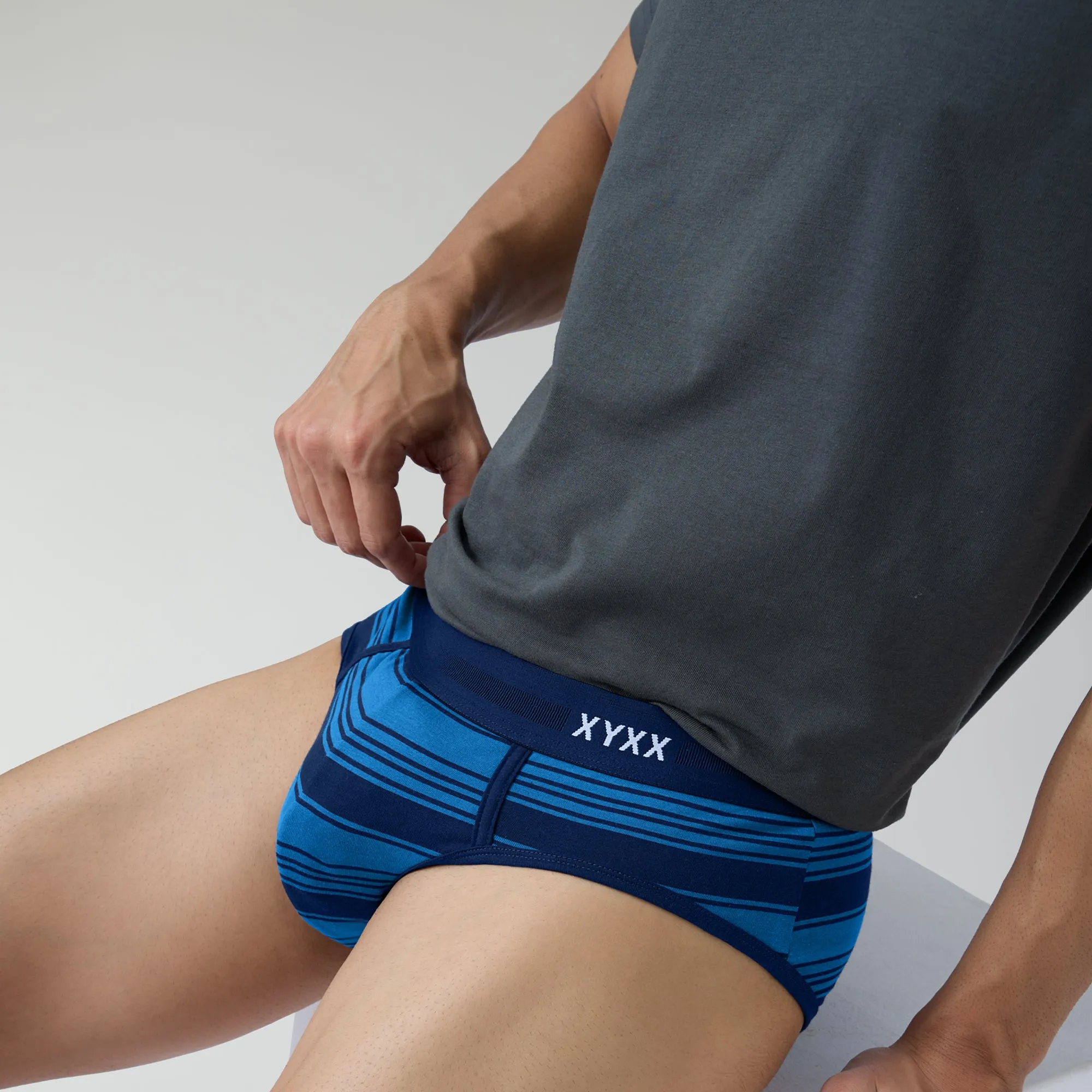 Streax Cotton Stretch Briefs Pacific Blue