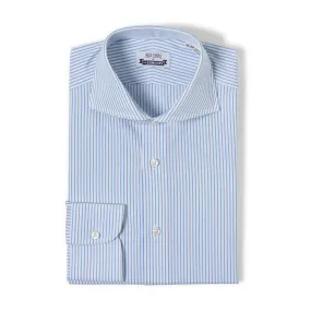 Stripe Spread Collar Shirt