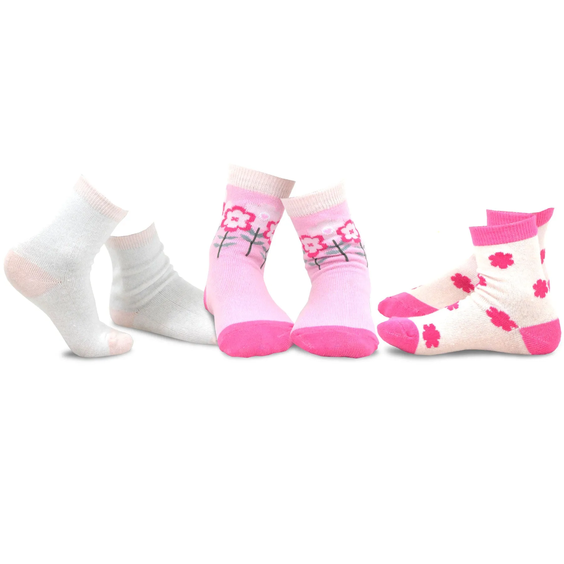 TeeHee Socks Kid's Casual Cotton Short Crew Vintage 18-Pack Gift Box (70846)