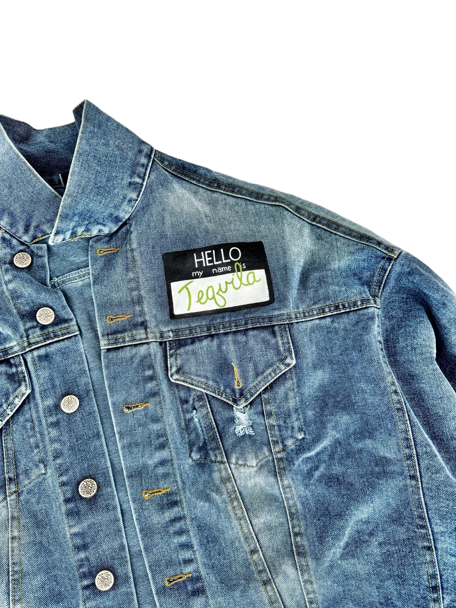 'Tequila Season' Denim Jacket