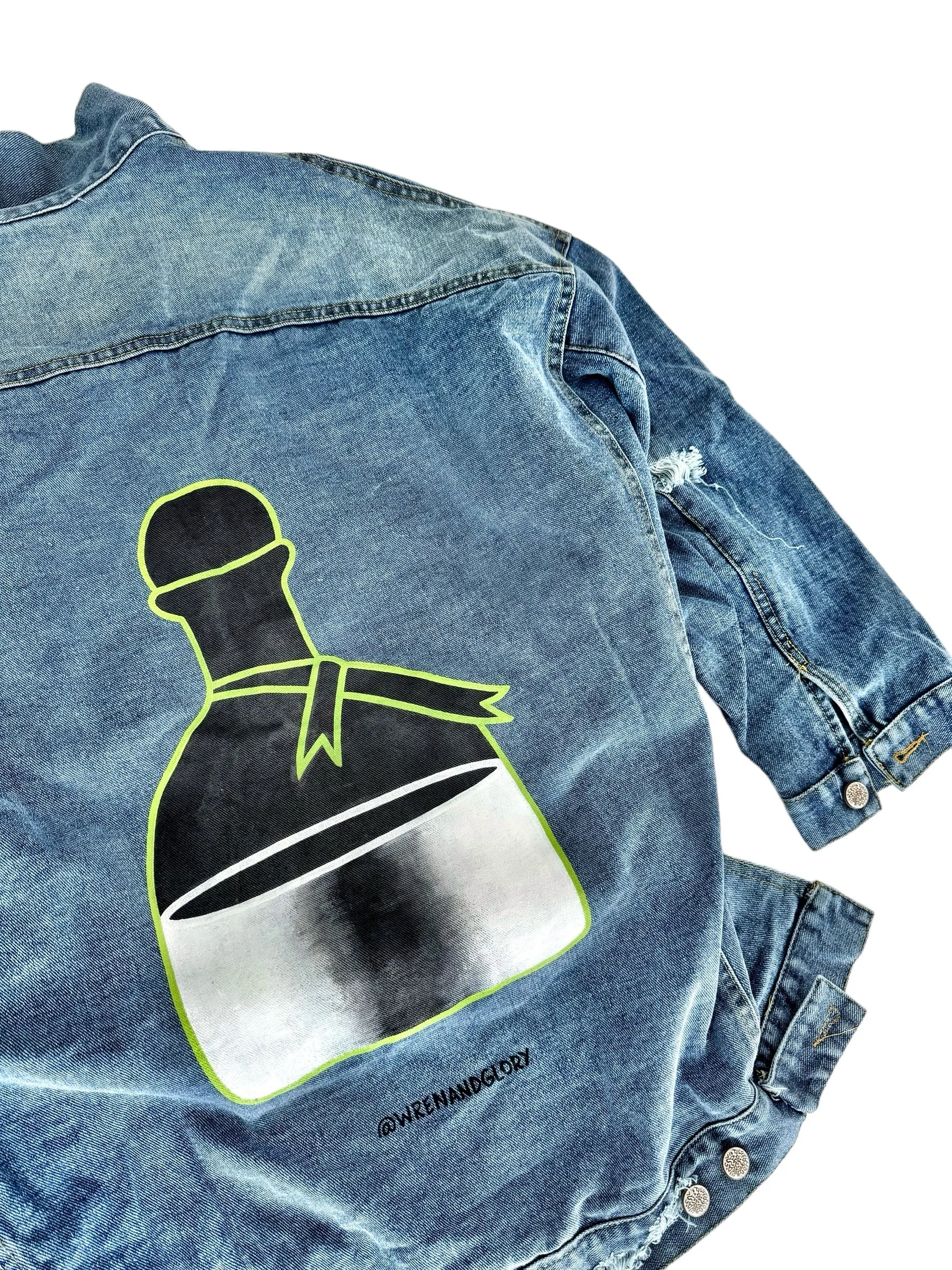 'Tequila Season' Denim Jacket