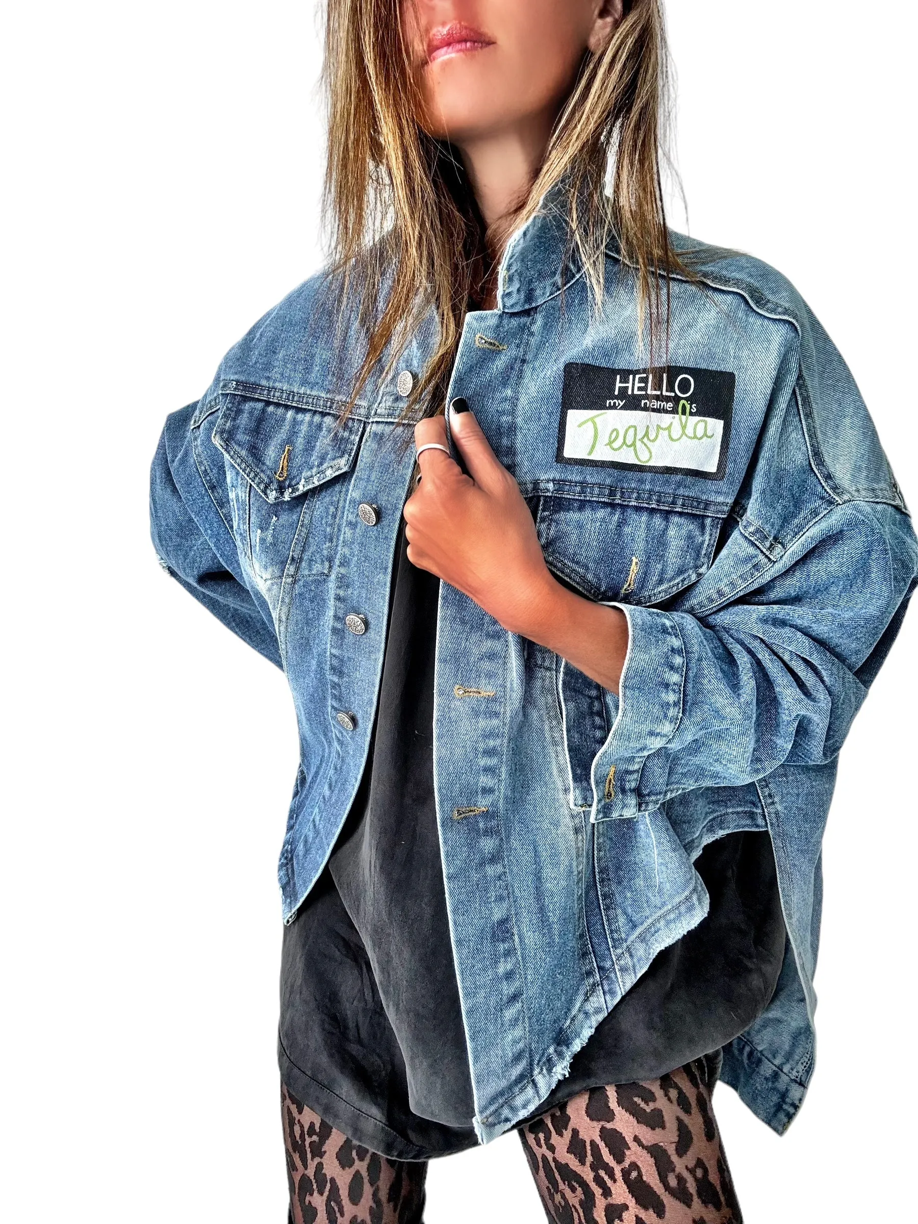 'Tequila Season' Denim Jacket