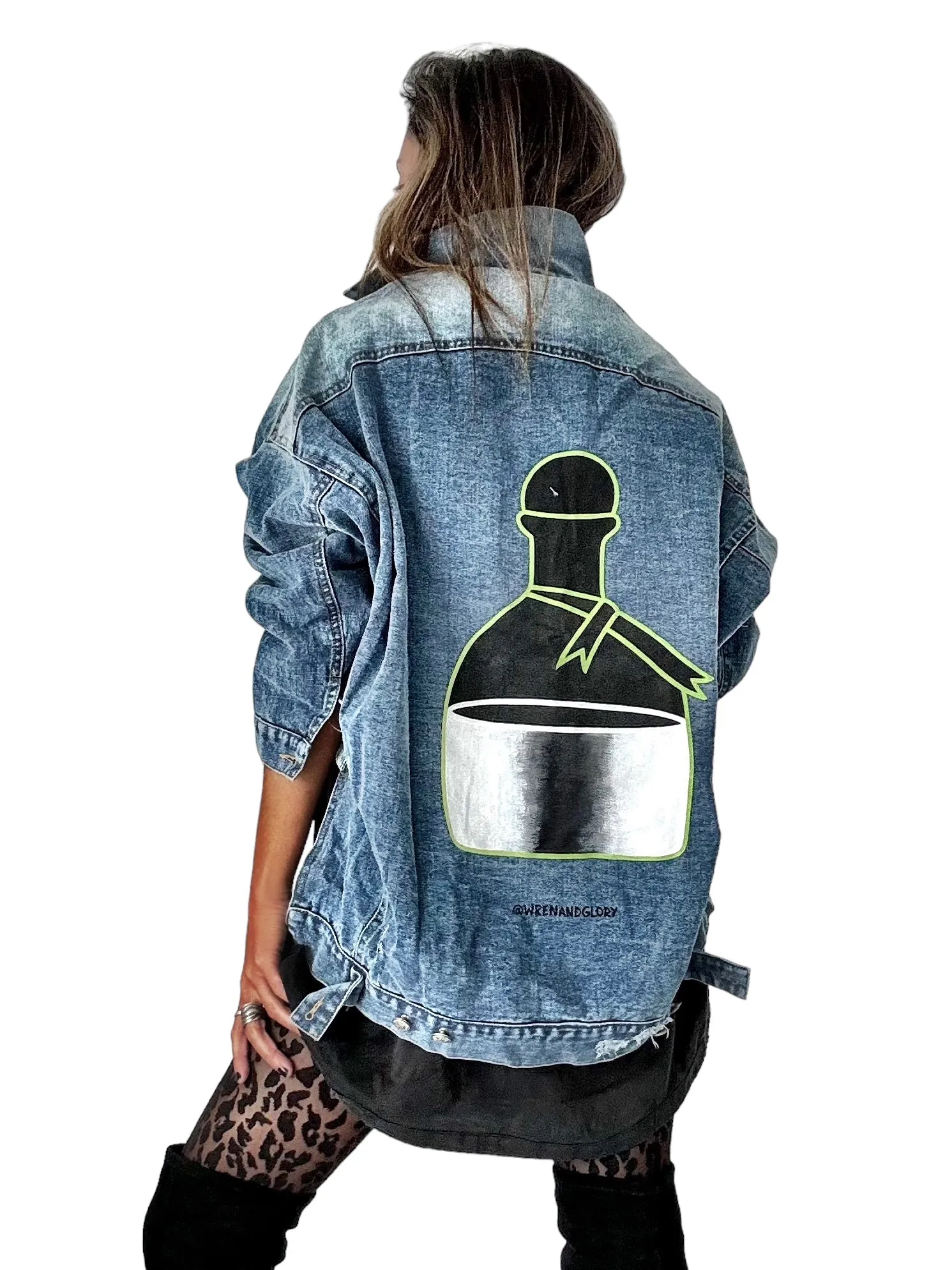 'Tequila Season' Denim Jacket