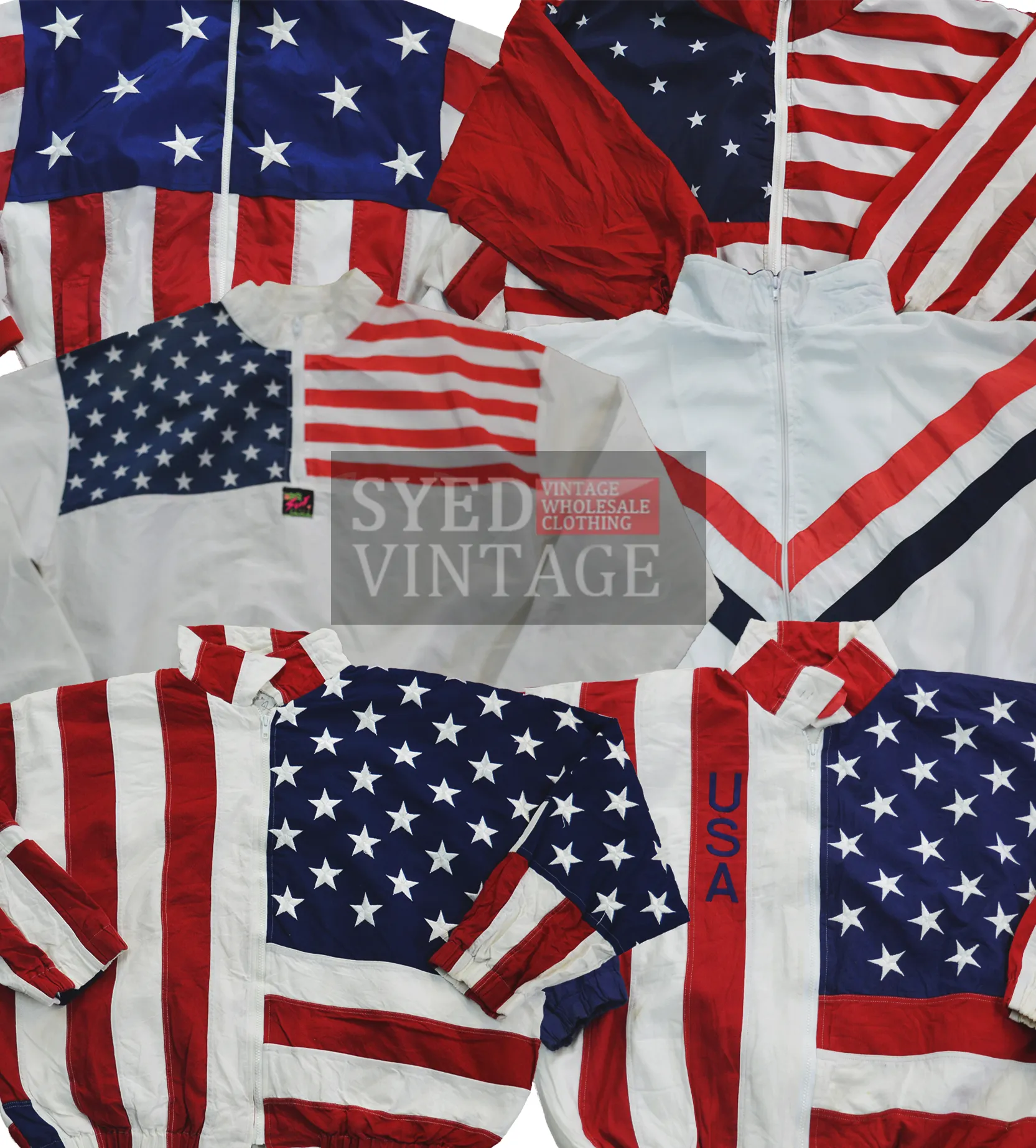 USA Flag Jacket 45kg Bale