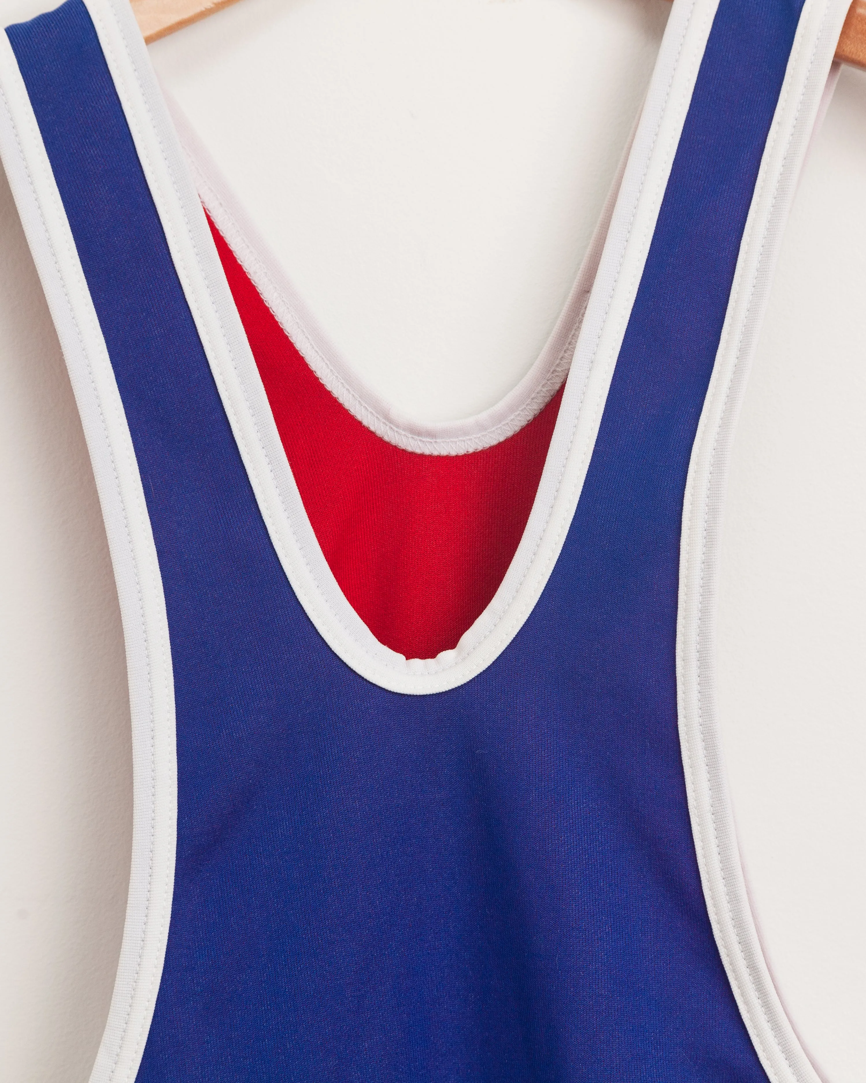 Vintage Matman Wrestling Company Made in USA Low Cut Singlet (Small)
