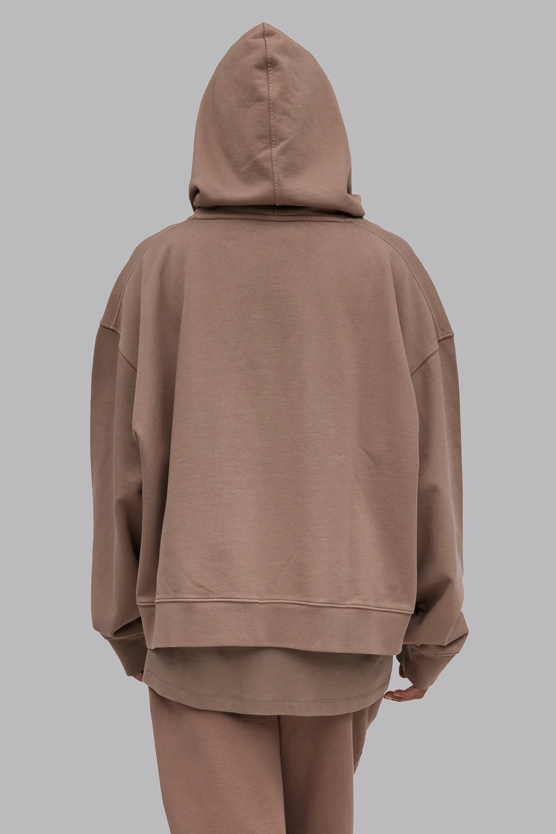 V_LYFE420 BOXY HOODIE - Tan