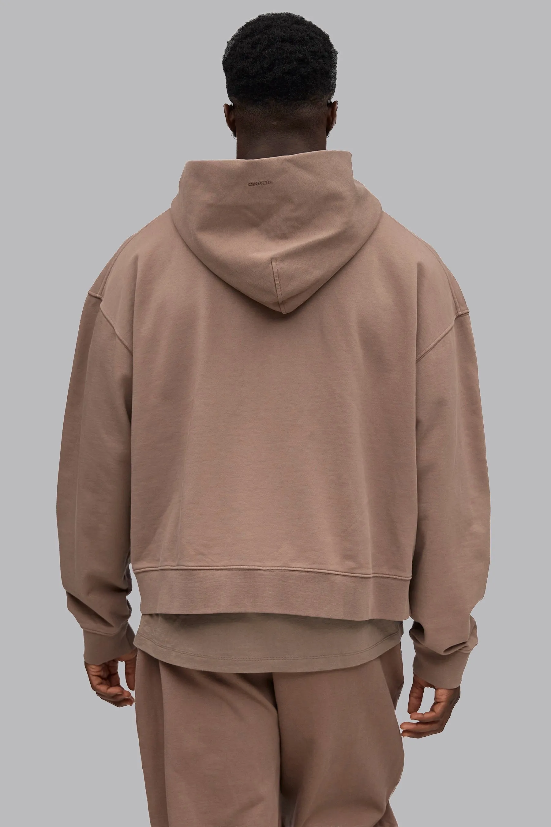 V_LYFE420 BOXY HOODIE - Tan