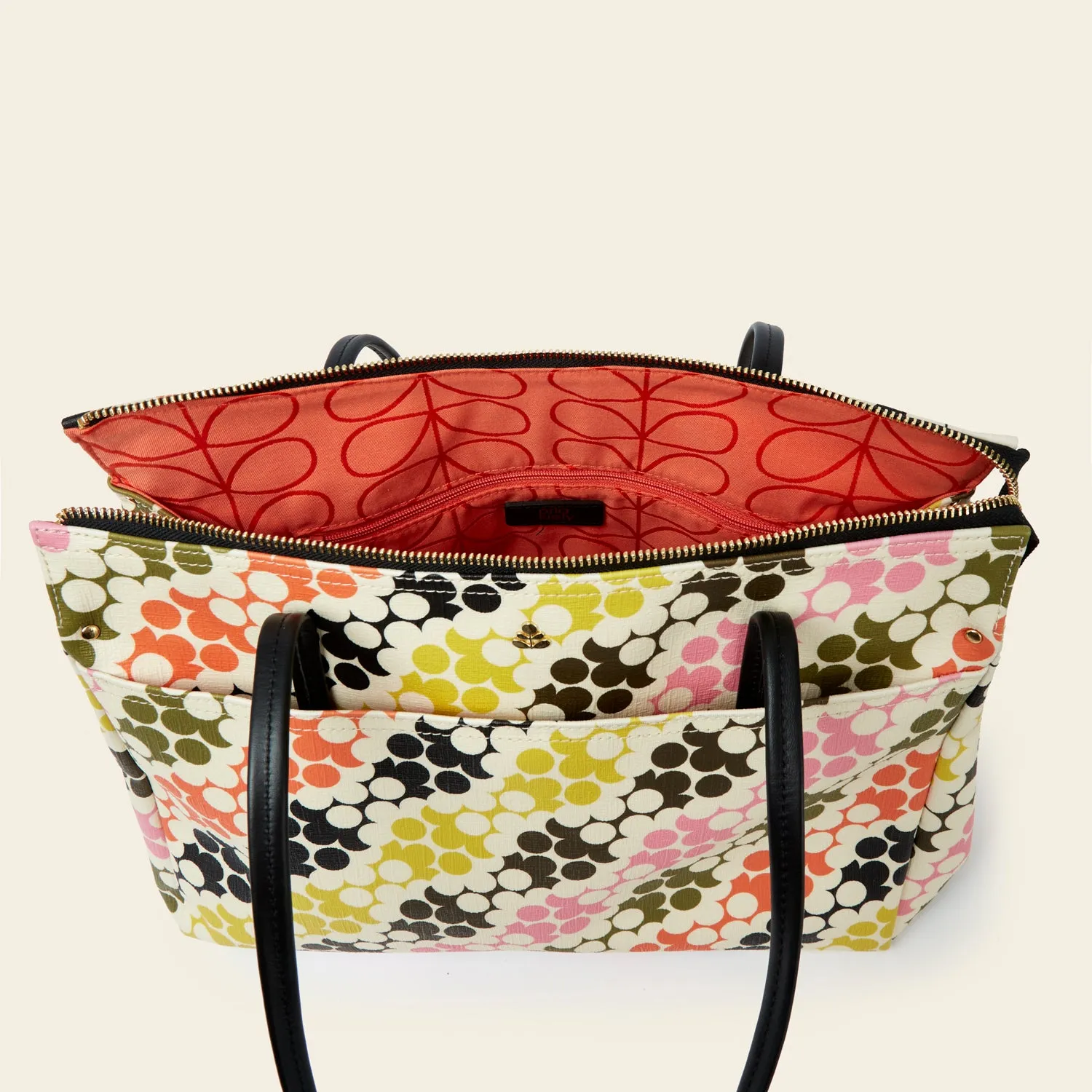 Watson Tote - Puzzle Flower Multi