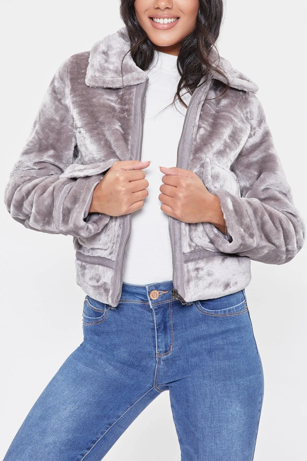 Women's Winter Faux Fur Jacket