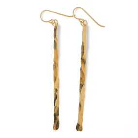 XL Single Stroke Fringe Earrings